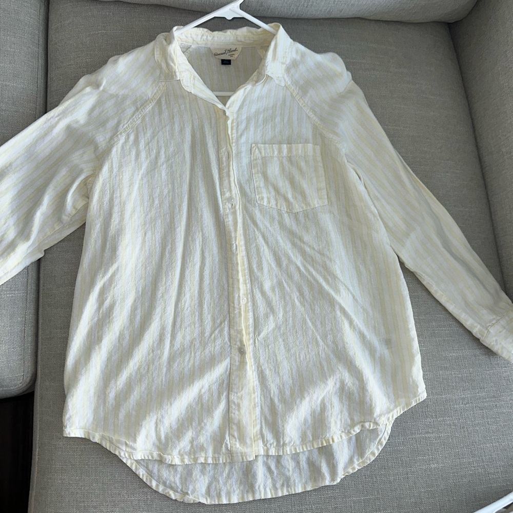 Long Sleeve Button Up Top